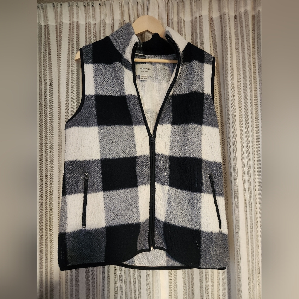 Blue Checkered Vest